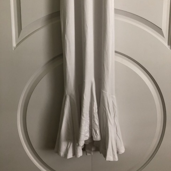 SOLD - NWT ASOS Maternity Ruffle Open Back Midi - Picture 6 of 8